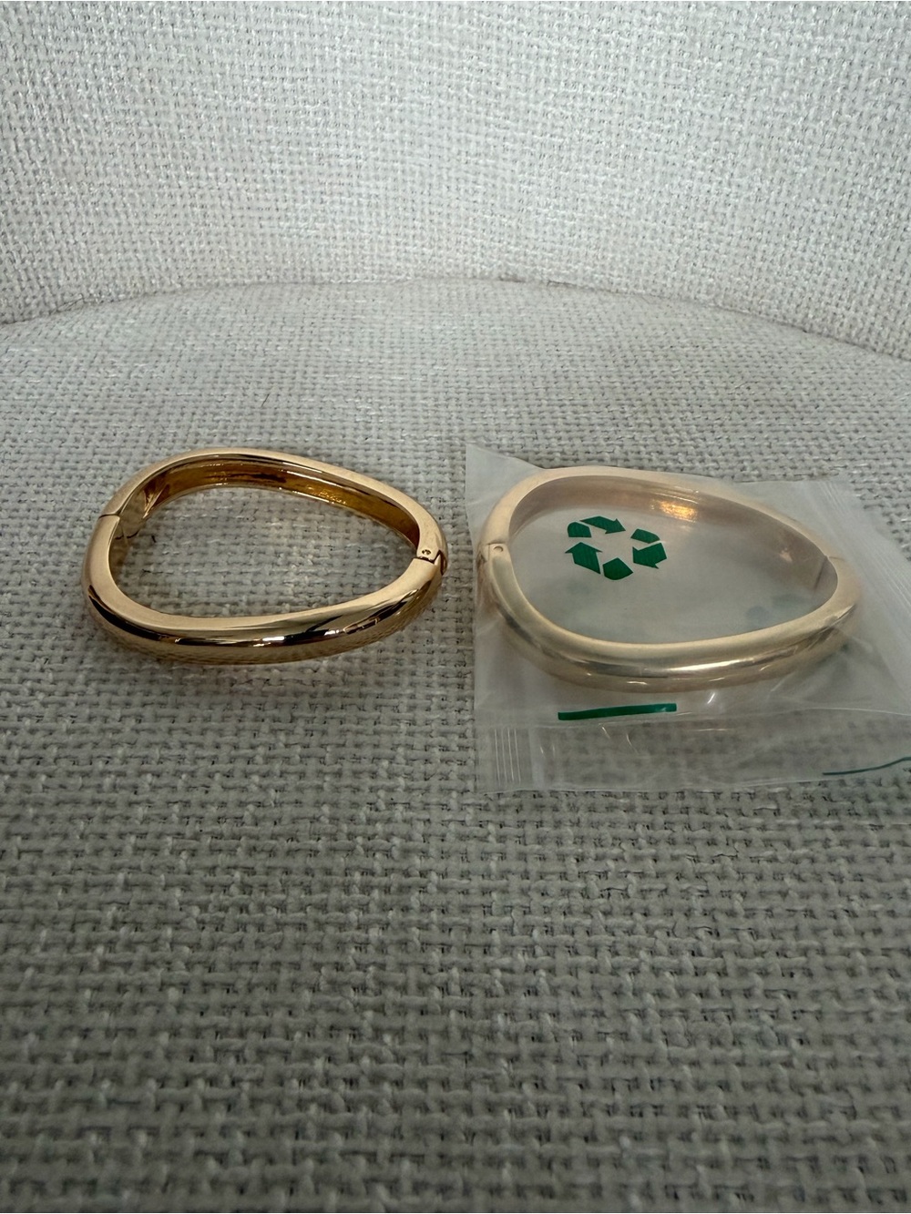 Amazon Gold and Silver Chunky Bangle Bracelets